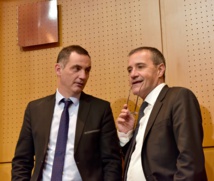 Le Président du Conseil Exécutif, Gilles Simeoni et le Président de l'Assemblée de Corse, Jean-Guy Talamoni