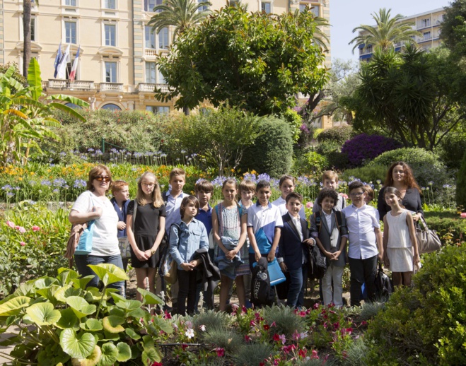 Visite de l'école Modeste Venturi