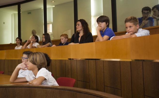 Visite de l'école Modeste Venturi