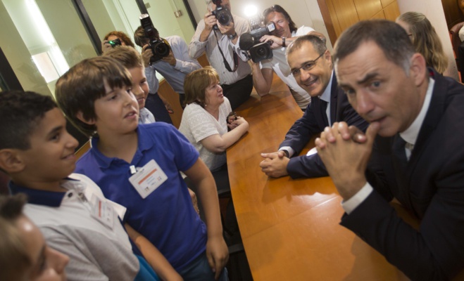 Visite de l'école Modeste Venturi