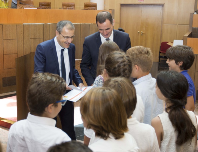 Visite de l'école Modeste Venturi
