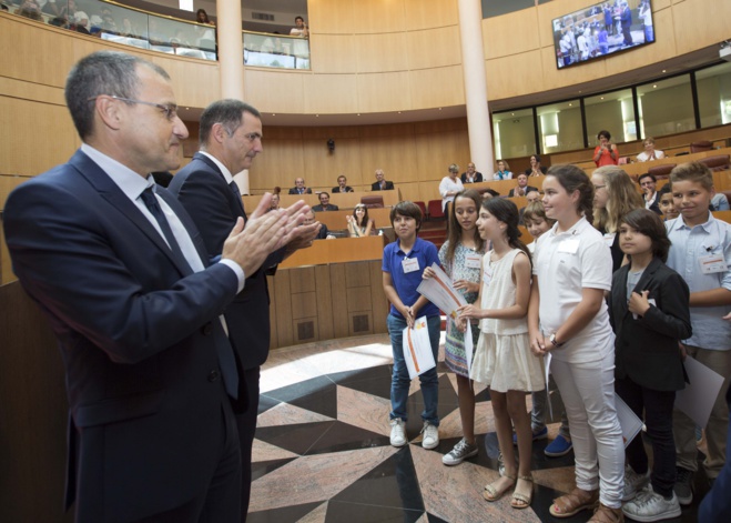 Visite de l'école Modeste Venturi