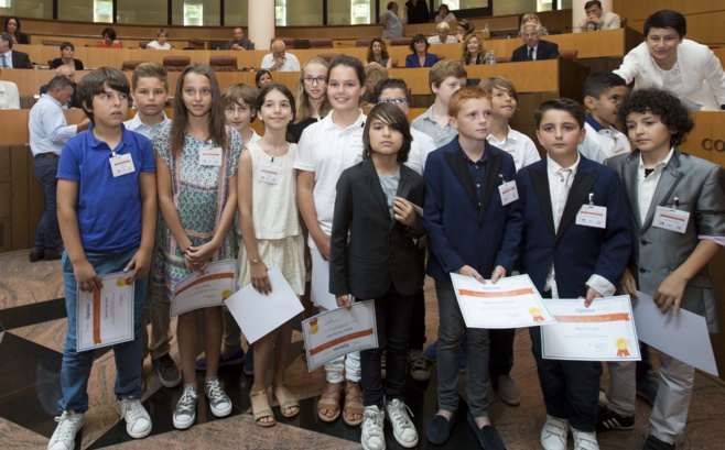 Visite de l'école Modeste Venturi