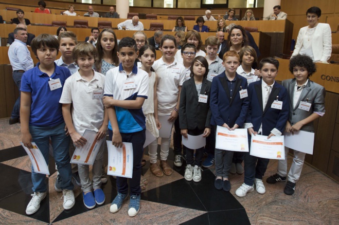 Visite de l'école Modeste Venturi