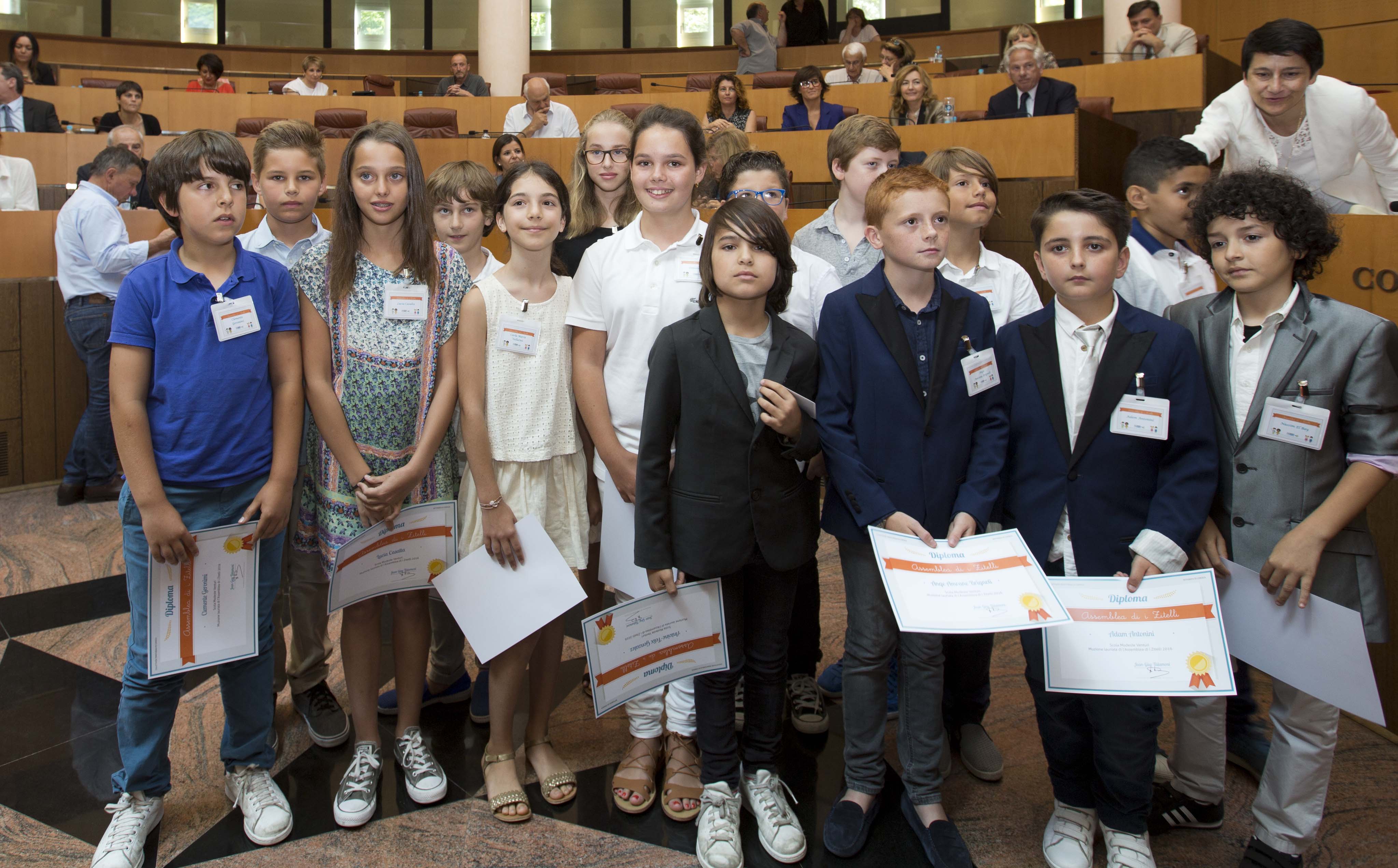 Visite de l'école Modeste Venturi