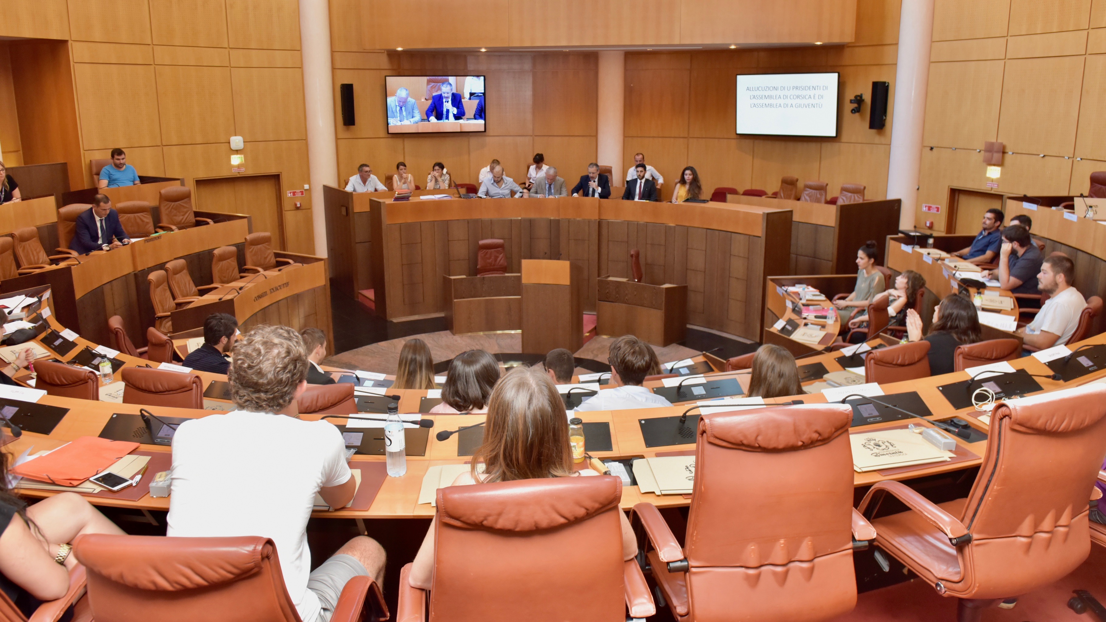 Ordre du jour de la séance plénière de l'Assemblea di a Giuventù - 6 juillet 2017