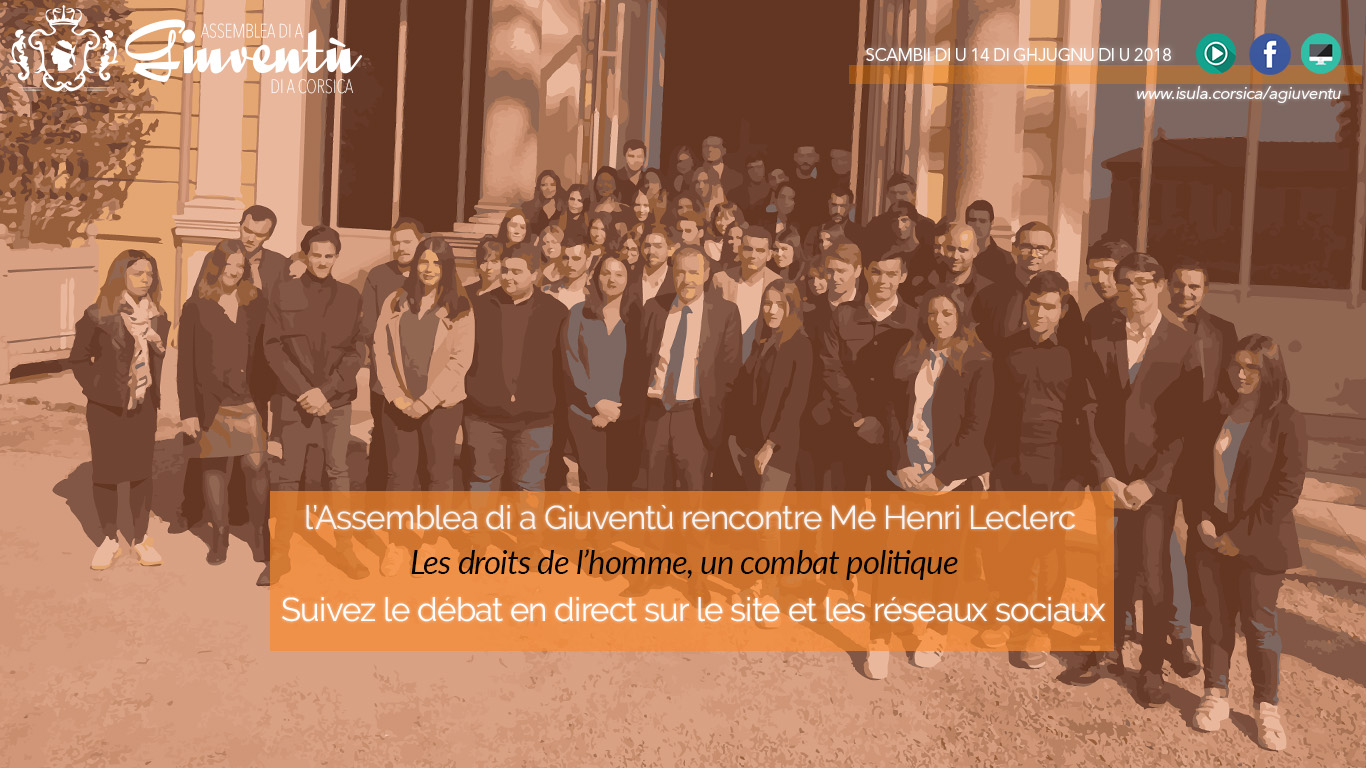 L’Assemblea di a Giuventù rencontre Henri Leclerc