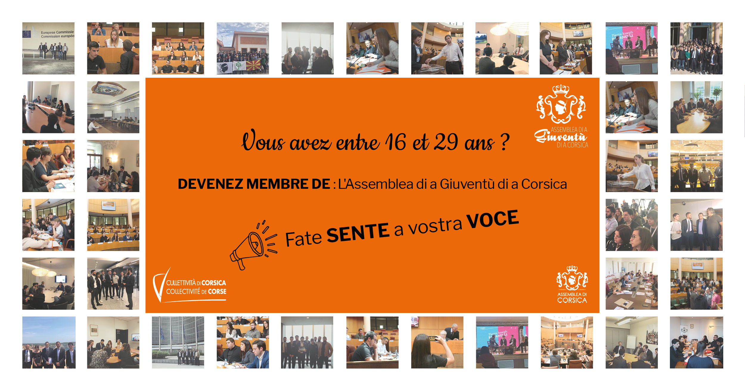 Rejoignez l’Assemblea di a Giuventù !