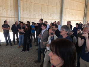 Discours : Inauguration d'un hangar photovoltaïque à Albertacce