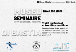 Séminaire : Traité du Quirinal et frontière maritime Séminaire : Traité du Quirinal et frontière maritime