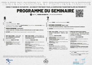 Séminaire : Traité du Quirinal et frontière maritime Séminaire : Traité du Quirinal et frontière maritime