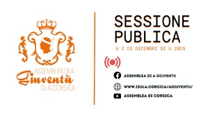 Consultez l'ordre du jour de la séance publique de l'Assemblea di a Giuventù du 3 décembre 2025