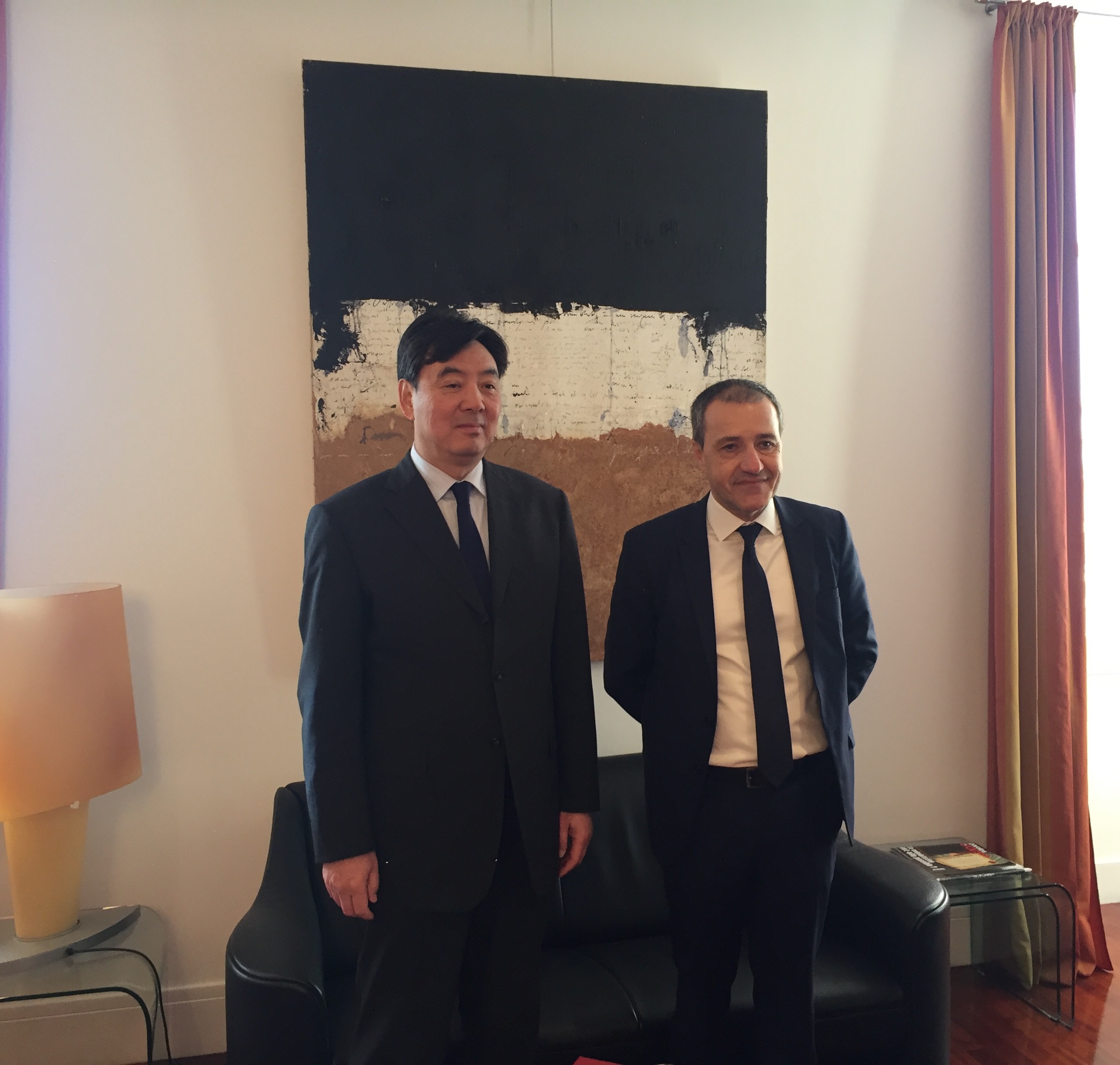 Le Président de l'Assemblée de Corse a reçu l'Ambassadeur de Chine