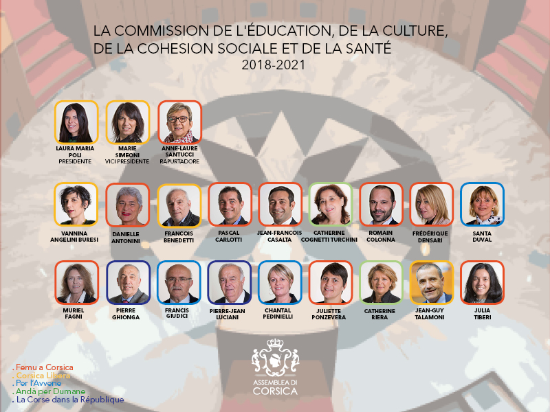 18 avril 2018 : Réunion de la Commission de l'éducation, de la culture, de la cohésion sociale et de la santé