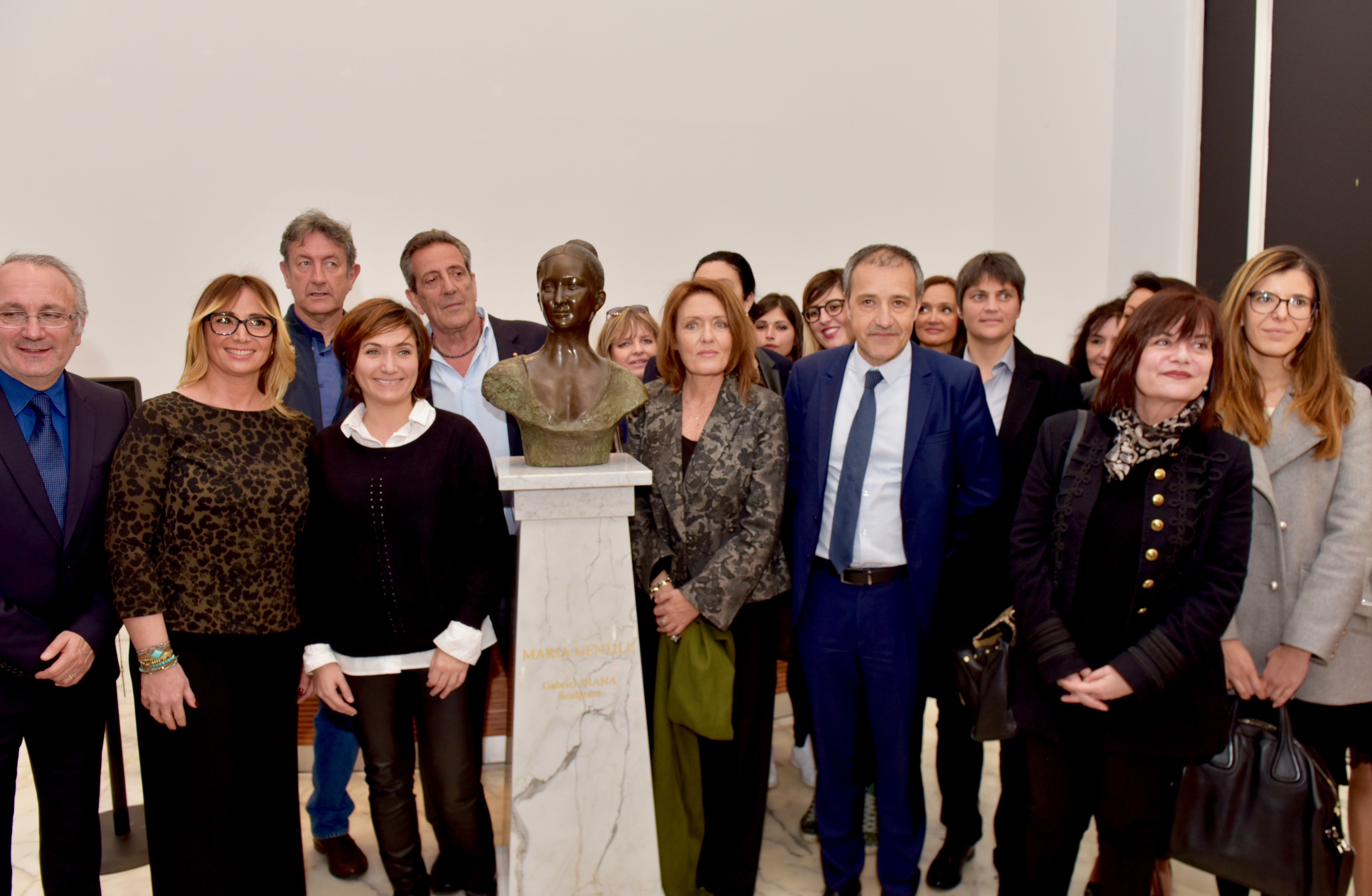 Inauguration du buste de Maria Gentile à la Collectivité Territoriale de Corse