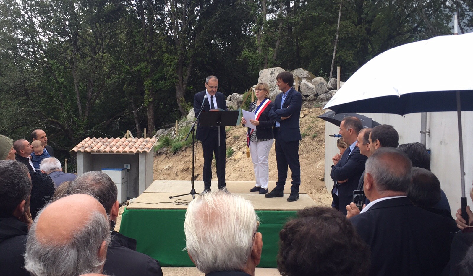 Quenza : inauguration de la station d'épuration