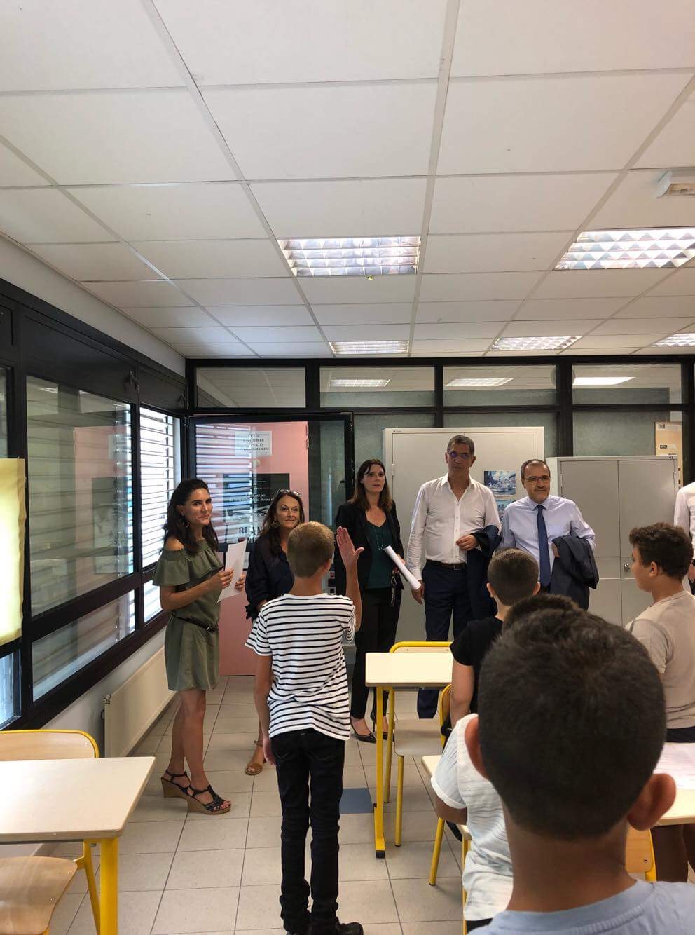 Rentrée scolaire à Bastia pour le Président de l'Assemblée de Corse