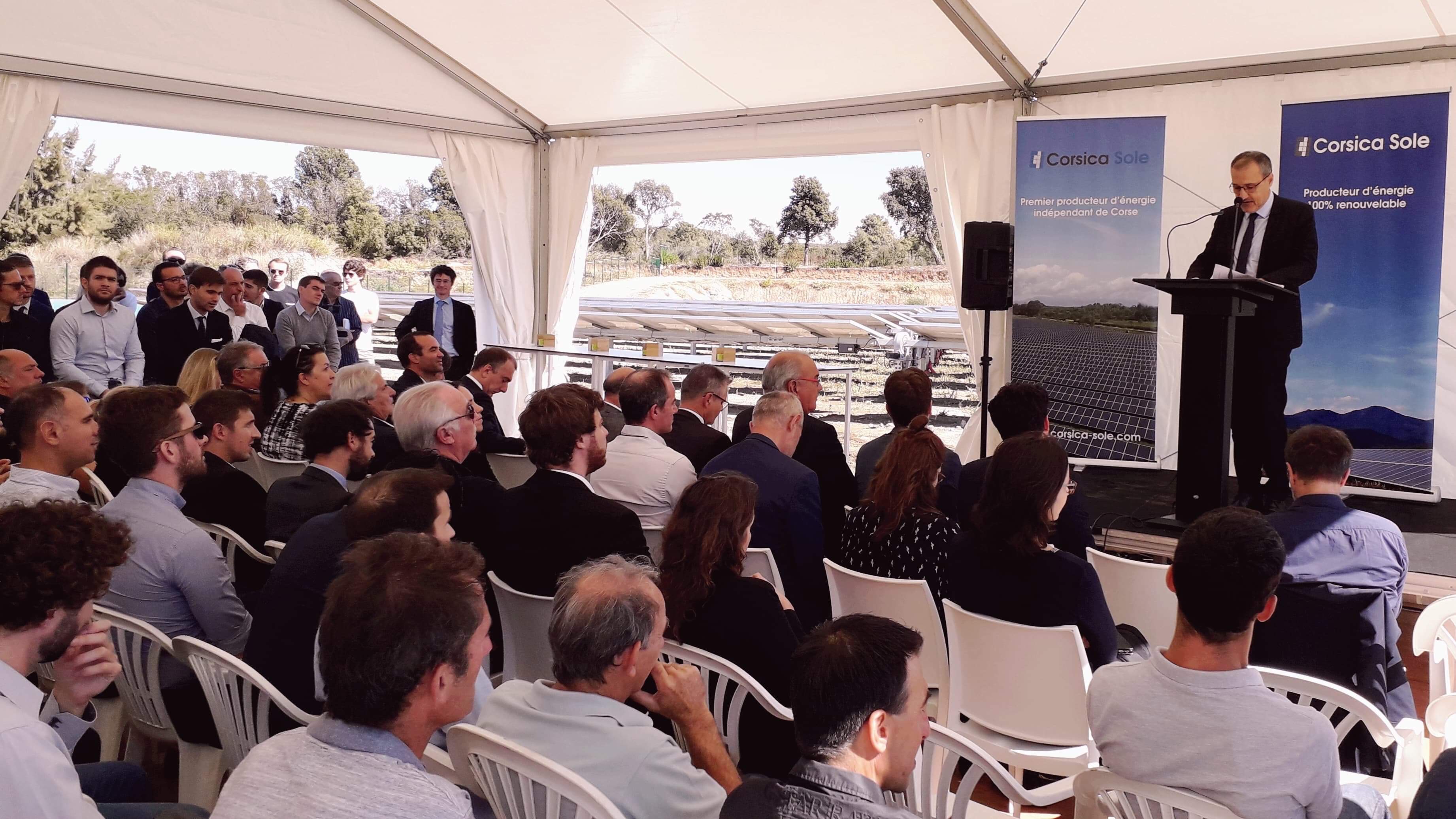 Centrale photovoltaïque de Giuncaghju : une réalisation qui contribuera à l'indépendance énergétique de la Corse