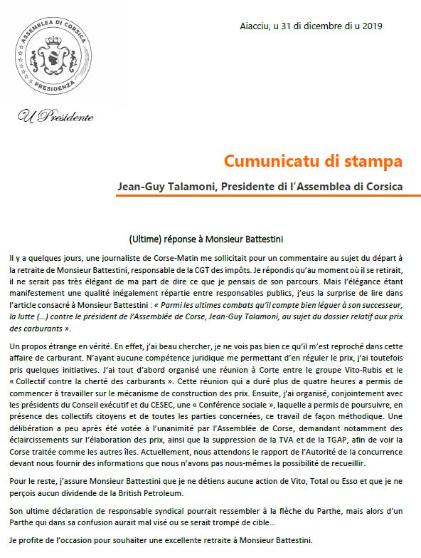 CP - (Ultime) réponse à Jean-Pierre Battestini