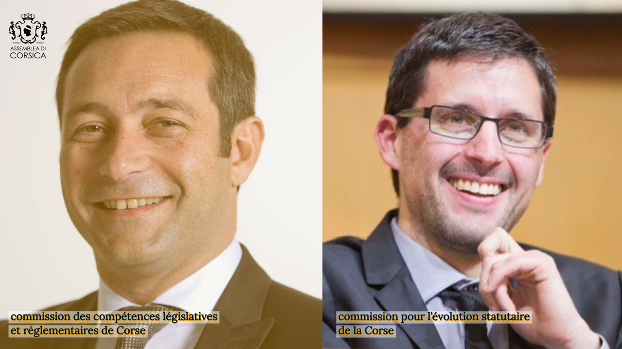Réunion conjointe de la commission des compétences législatives et réglementaires de Corse et de la commission pour l’évolution statutaire de la Corse