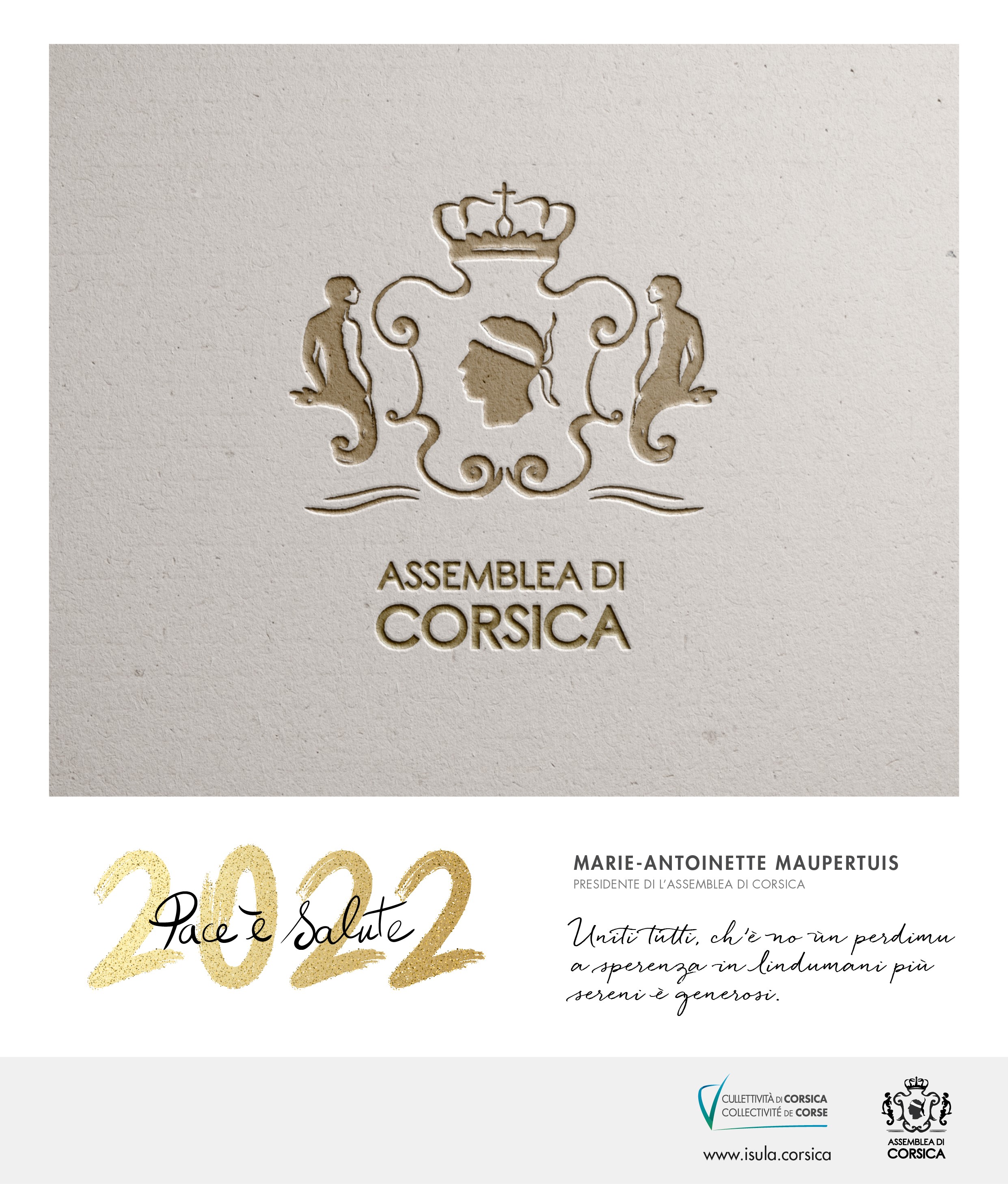 Auguri di a Presidente di l'Assemblea di Corsica, Marie-Antoinette Maupertuis