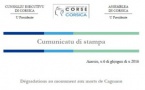 CP - DÉGRADATIONS AU MONUMENT AUX MORTS DE CAGNANU
