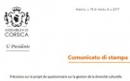 CP - PRÉCISIONS SUR LE PROJET DE QUESTIONNAIRE SUR LA GESTION DE LA DIVERSITÉ CULTURELLE