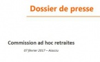DP - Création d'une commission ad hoc retraites