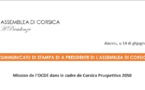 Communiqué : Mission de l’OCDE dans le cadre de Corsica Pruspettiva 2050