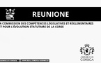 Commission des Compétences Législatives et Réglementaires et pour l’Evolution Statutaire de la Corse