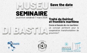 Séminaire : Traité du Quirinal et frontière maritime Séminaire : Traité du Quirinal et frontière maritime