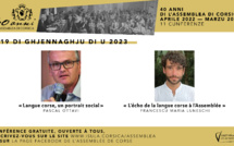 Pascal Ottavi et Francescu Maria Luneschi poursuivent le cycle de conférences consacré aux 40 ans de l'Assemblea di Corsica 