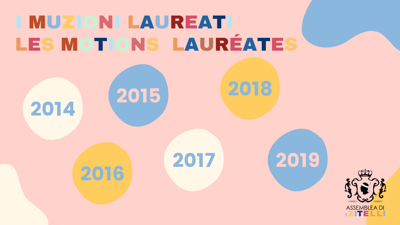 Les motions lauréates 