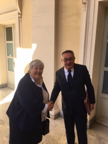 Historique : rencontre des membres du bureau du CESEC  avec la ministre Jacqueline Gourault