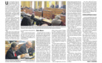 Article de presse Corse matin du 08 mars "La Constitution face au CESEC, un poids et deux mesures"