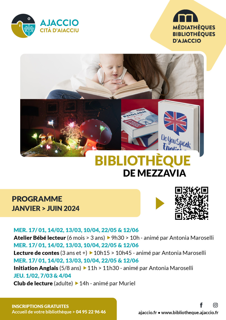 Initiation Anglais avec Antonia Maroselli (5/8 ans) - Bibliothèque de Mezzavia - Aiacciu