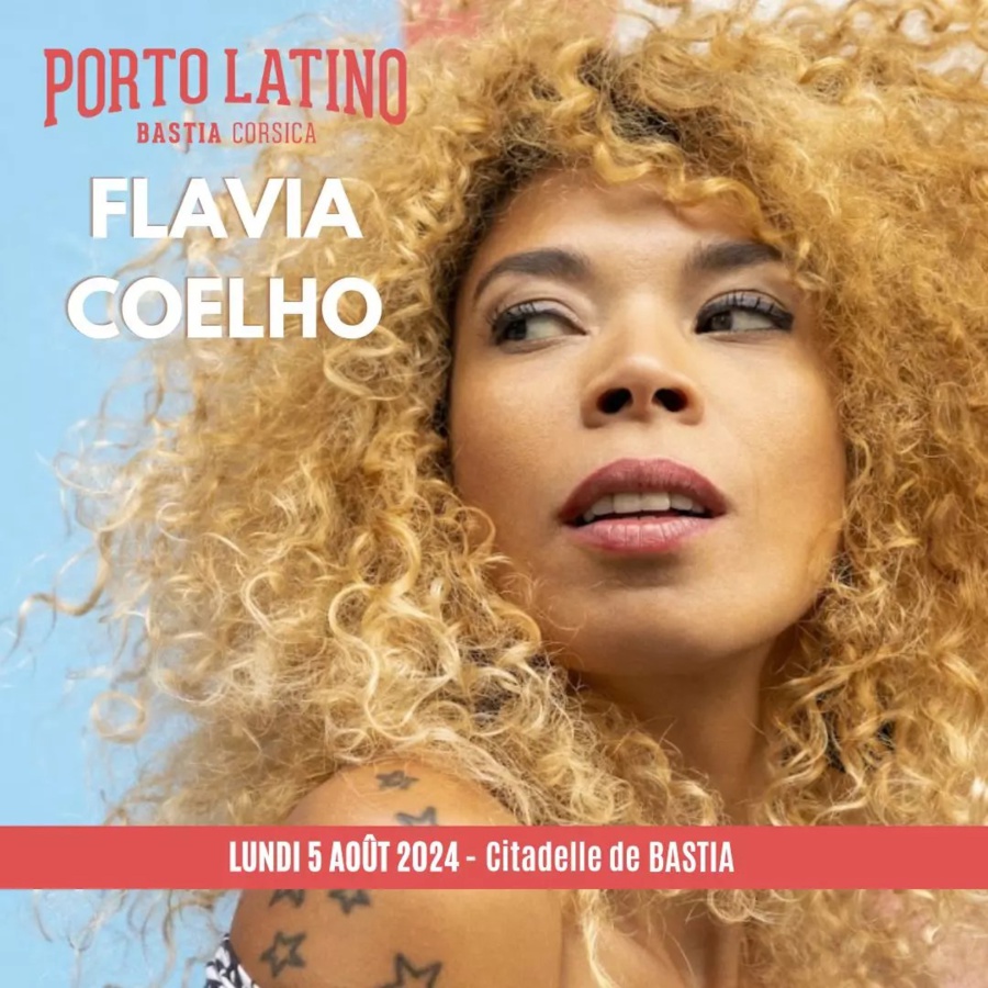Flavia Coelho en concert / Festival Porto Latino - Parc de la Citadelle - Bastia