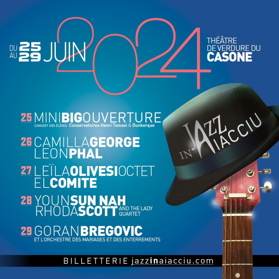 Jazz in Aiacciu 2024 / Mini big ouverture et Concert des élèves  Conservatoires Henri Tomasi & Dunkerque - Théâtre de verdure du Casone - Aiacciu