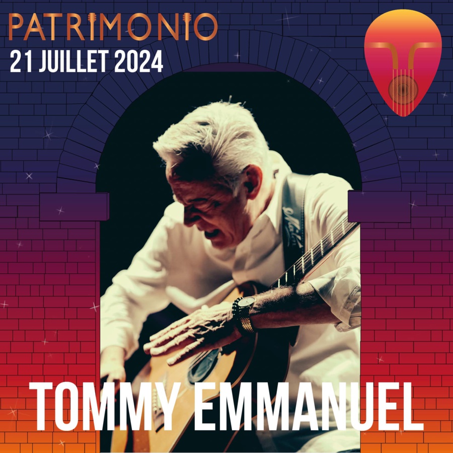 Tommy Emmanuel en concert / 33ème nuits de la guitare de Patrimoniu - Théâtre de verdure 