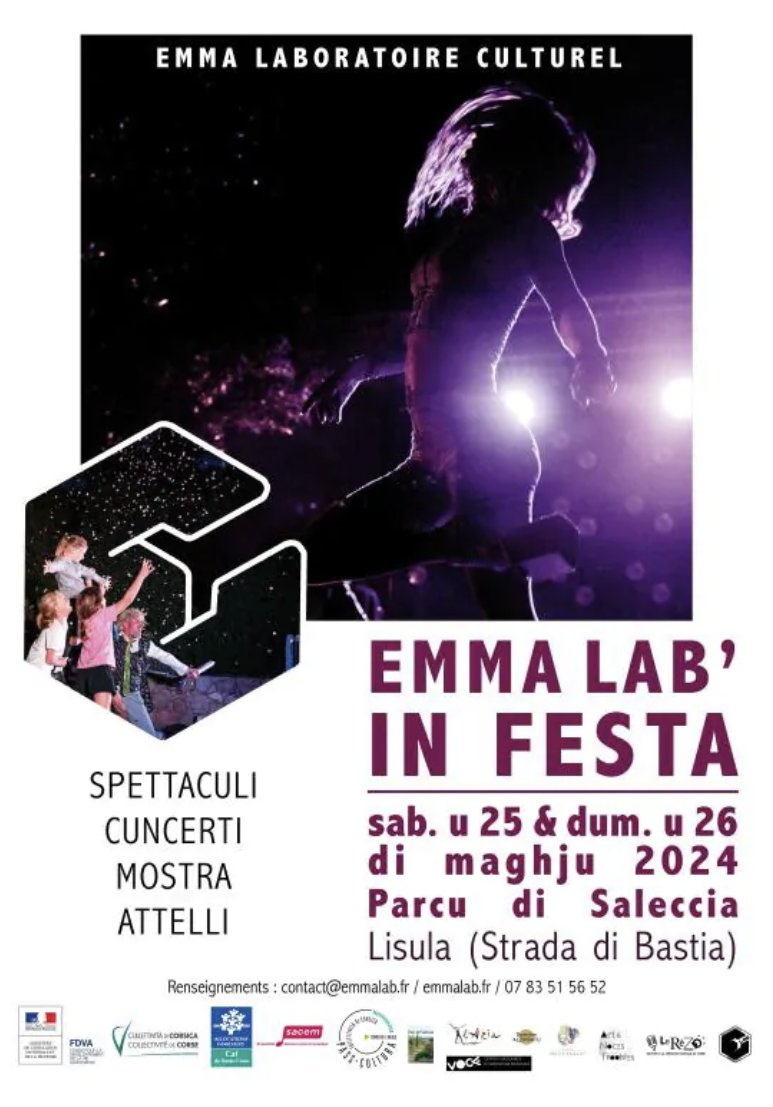 Emma Lab' in festa - Parc de Saleccia - Munticellu | Agenda | a Cultura