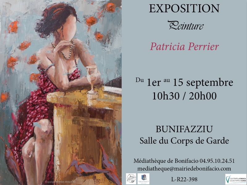 Exposition peinture : Patricia Perrier - Salle du Corps de Garde - Bunifaziu