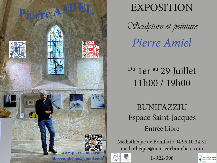 Exposition peinture et sculpture : Pierre Amiel - Espace Saint-Jacques - Bunifaziu