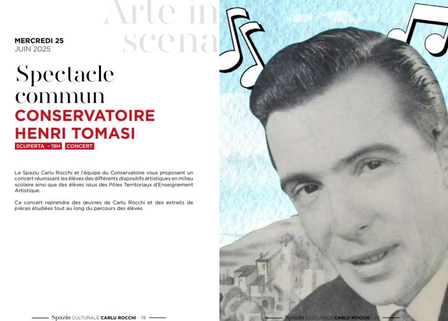 Spectacle commun avec le Conservatoire de Corse Henri Tomasi - Spaziu Culturale Carlu Rocchi - Biguglia