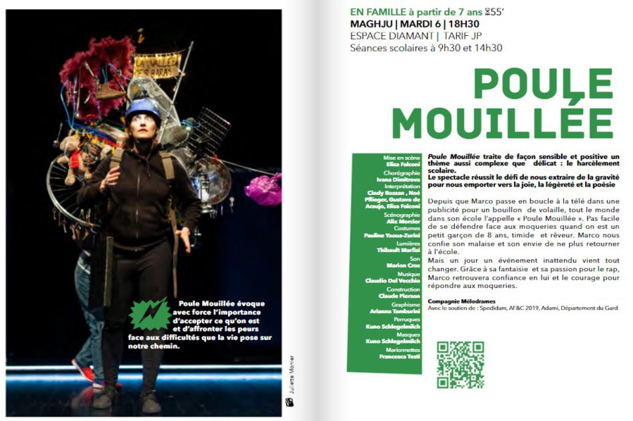 Spectacle : « Poule mouillée » - Espace Diamant - Aiacciu