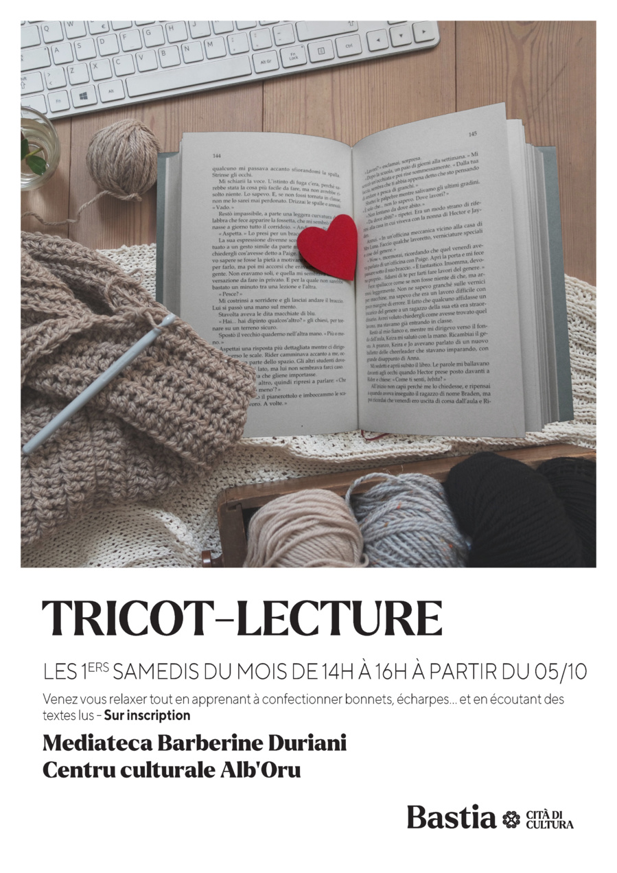 Tricot-Lecture - Médiathèque Barberine Duriani - Bastia
