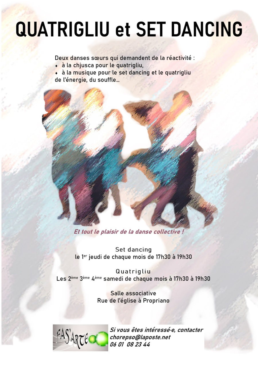Danse : Quatrigliu et Set dancing - Salle associative - Prupià