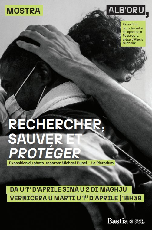 Exposition de Michael Bunel « Portraits de migrants : de la Méditerranée à Calais » autour du spectacle 