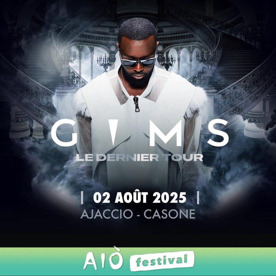 Aiò Festival / Gims en concert - Théâtre de verdure du Casone - Aiacciu