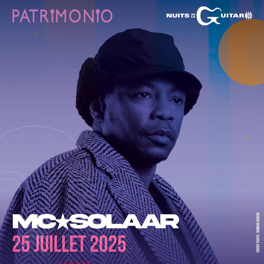 34ème nuits de la guitare de Patrimoniu / MC Solaar en concert - Théâtre de verdure - Patrimoniu 