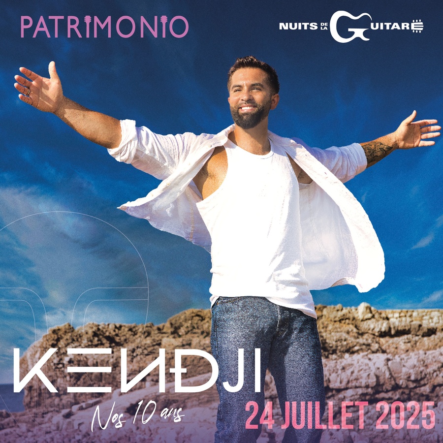 34ème nuits de la guitare de Patrimoniu / Kendji Girac - Théâtre de verdure - Patrimoniu